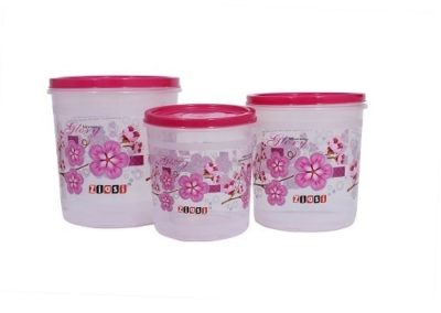 store in-set of 3-flower-print-pink-ziasi plasticware